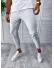 Pantaloni barbati gri deschis smart casual B2496 